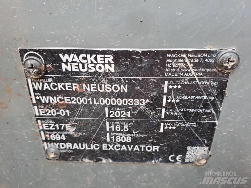 Wacker Neuson EZ17e Bageri guseničari