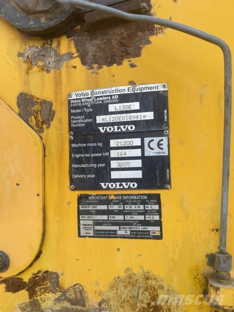 Volvo L 120 E Utovarivači na točkove