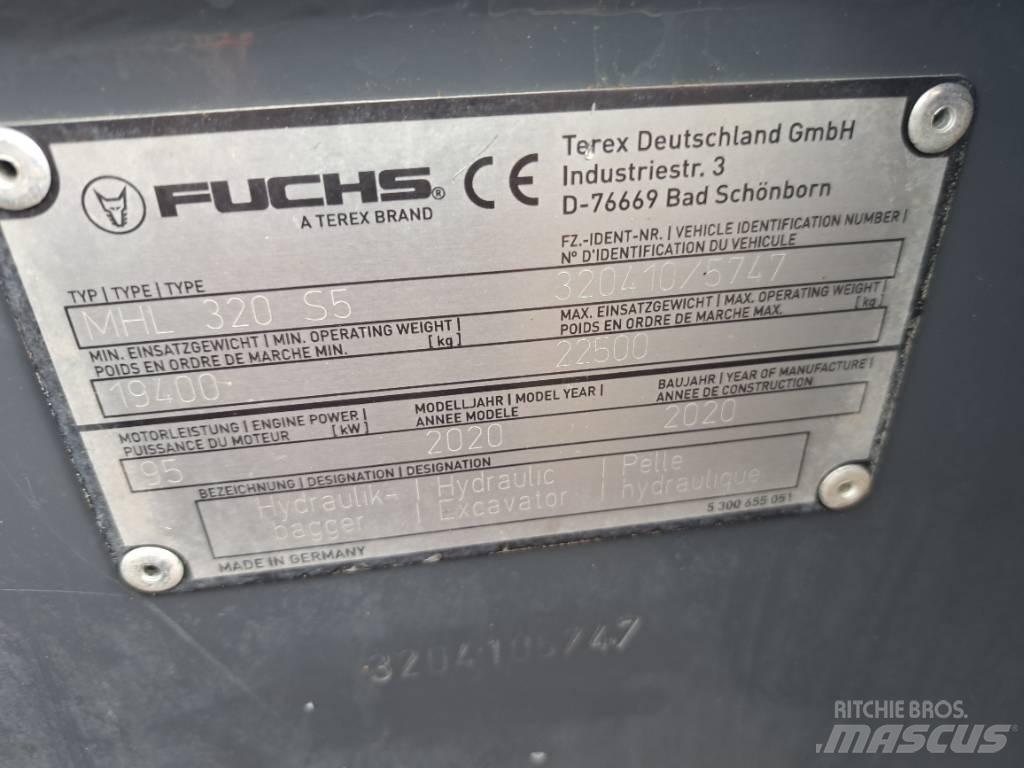 Fuchs MHL320F Bageri za prenos primarnih/sekundarnih sirovina