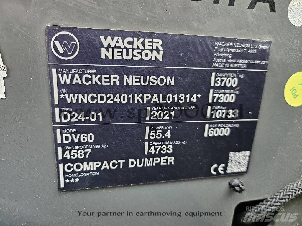 Wacker Neuson DV 60 Damperi za gradilište