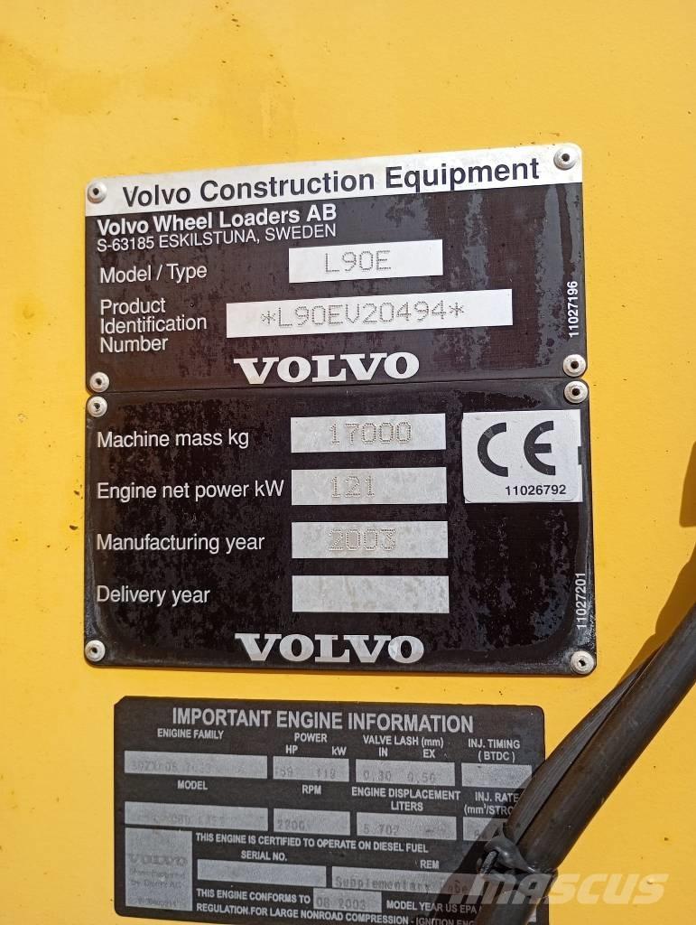 Volvo Radlader L90E Utovarivači na točkove
