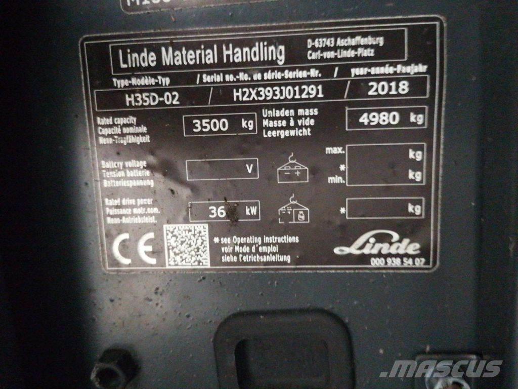Linde H35D-02 Dizelski viljuškari
