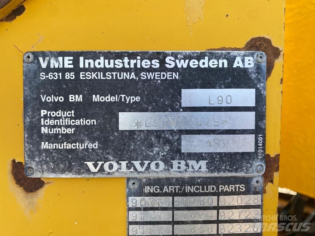 Volvo BM L 90 Utovarivači na točkove