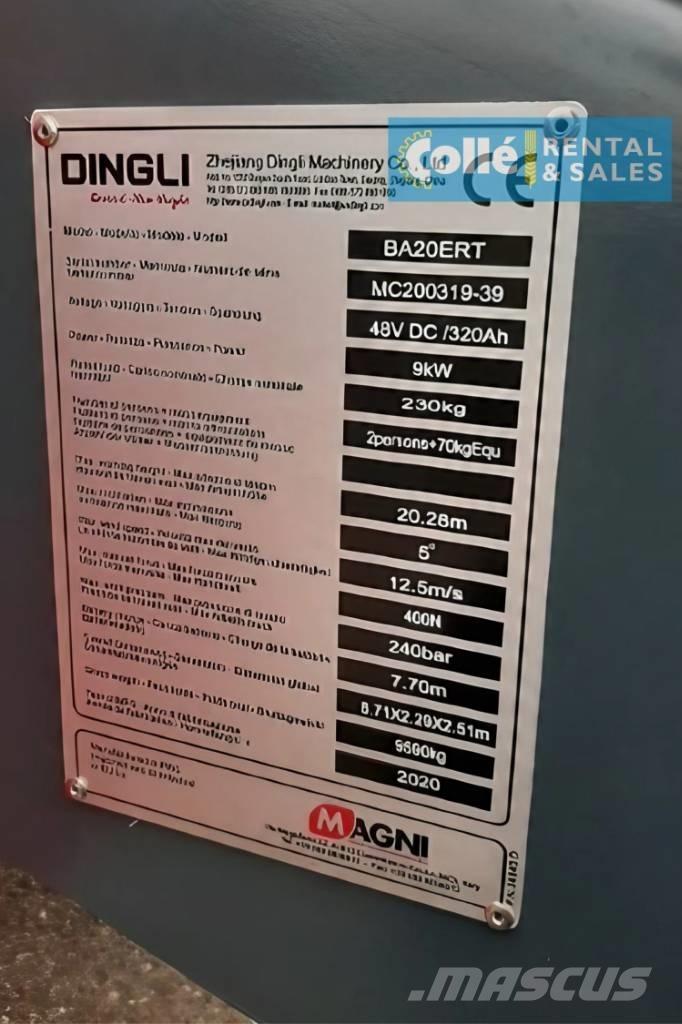 Magni BA20ERT | 2020 Teleskopski viljuškari