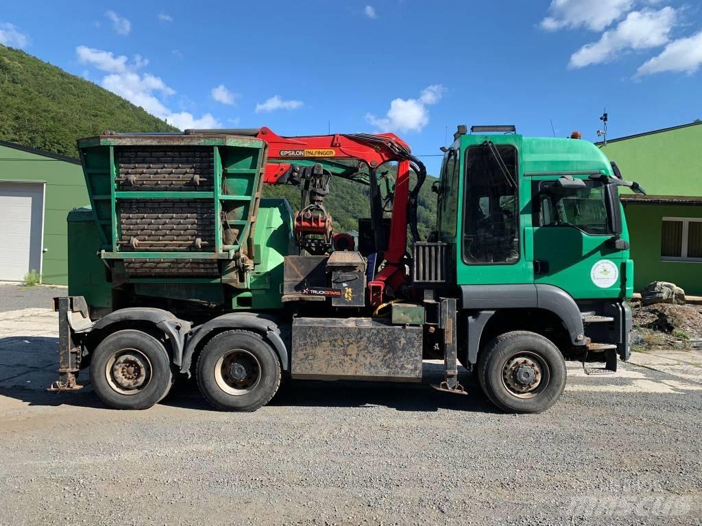 MAN - JENZ TGS 6x4 Drobilice drva / čiperi