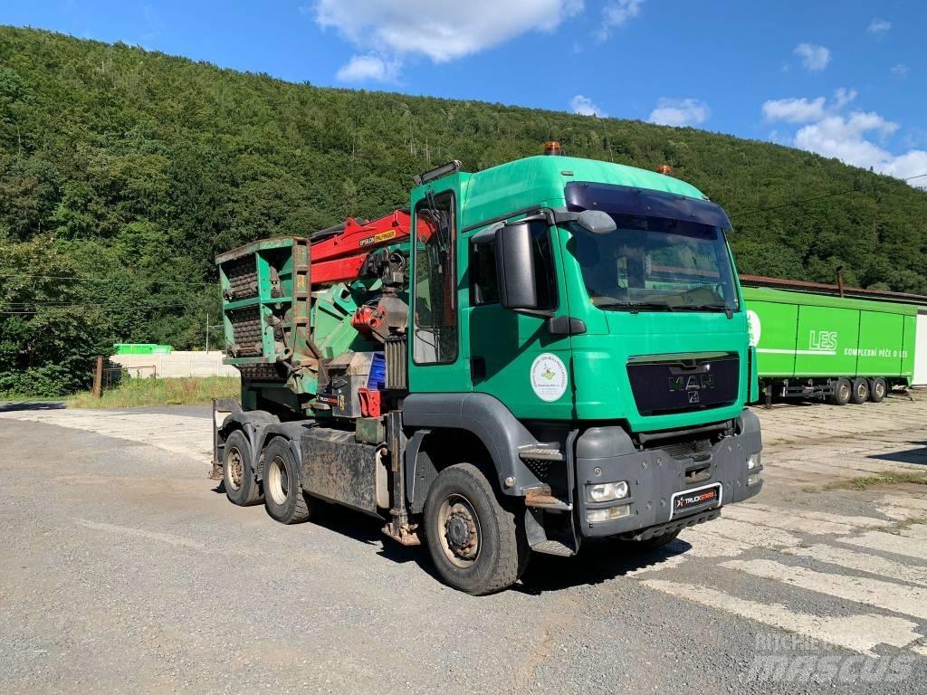 MAN - JENZ TGS 6x4 Drobilice drva / čiperi