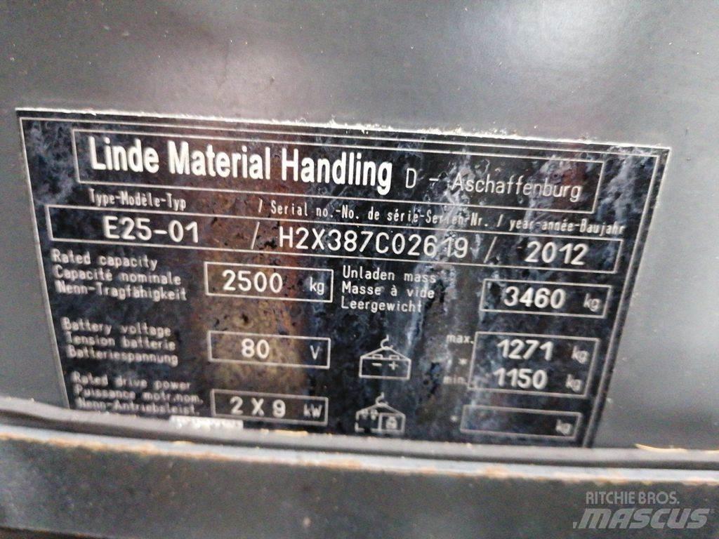 Linde E25-01 Električni viljuškari