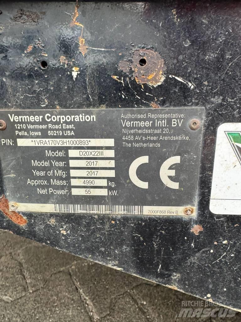 Vermeer D20x22SIII Oprema za horizontalno usmereno bušenje