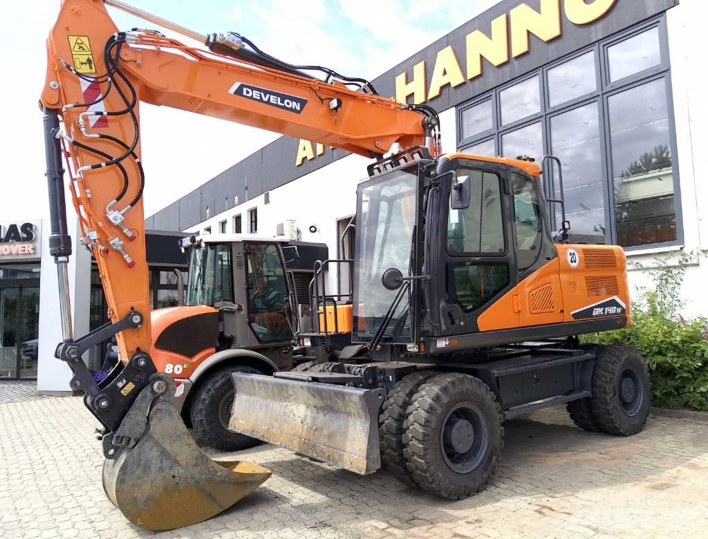 Doosan DX140W-7 Bageri točkaši