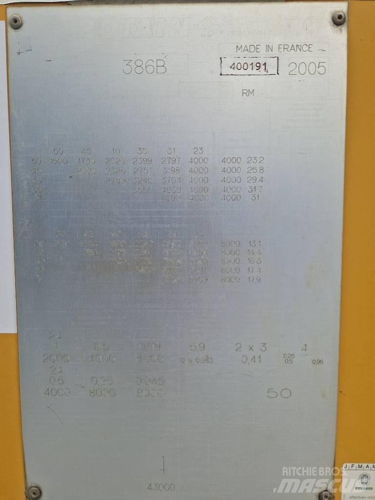 Potain 386B Prenosni kranovi