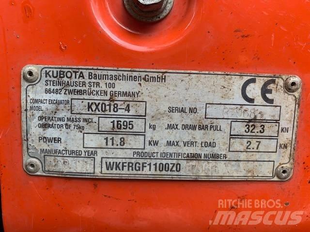 Kubota KX 018-4 Mini bageri < 7t