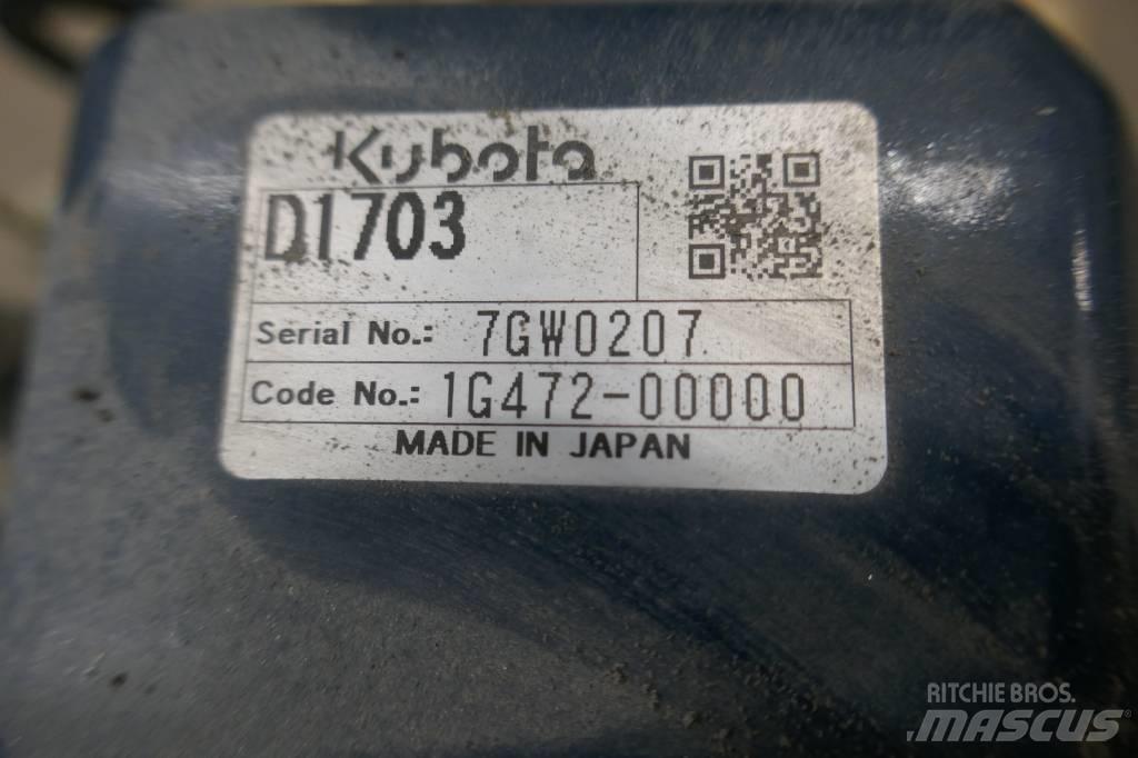 Kubota D 1703-EU1 Motori za građevinarstvo