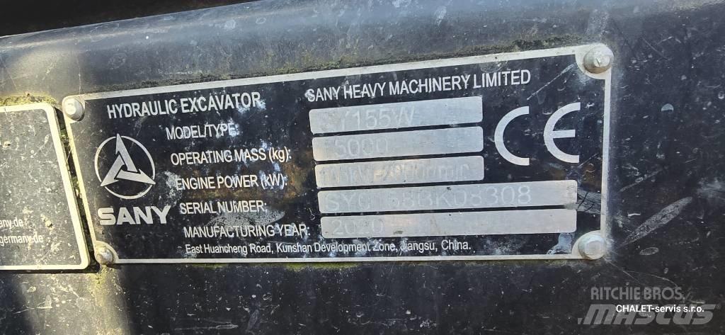Sany SY 155 W Bageri točkaši