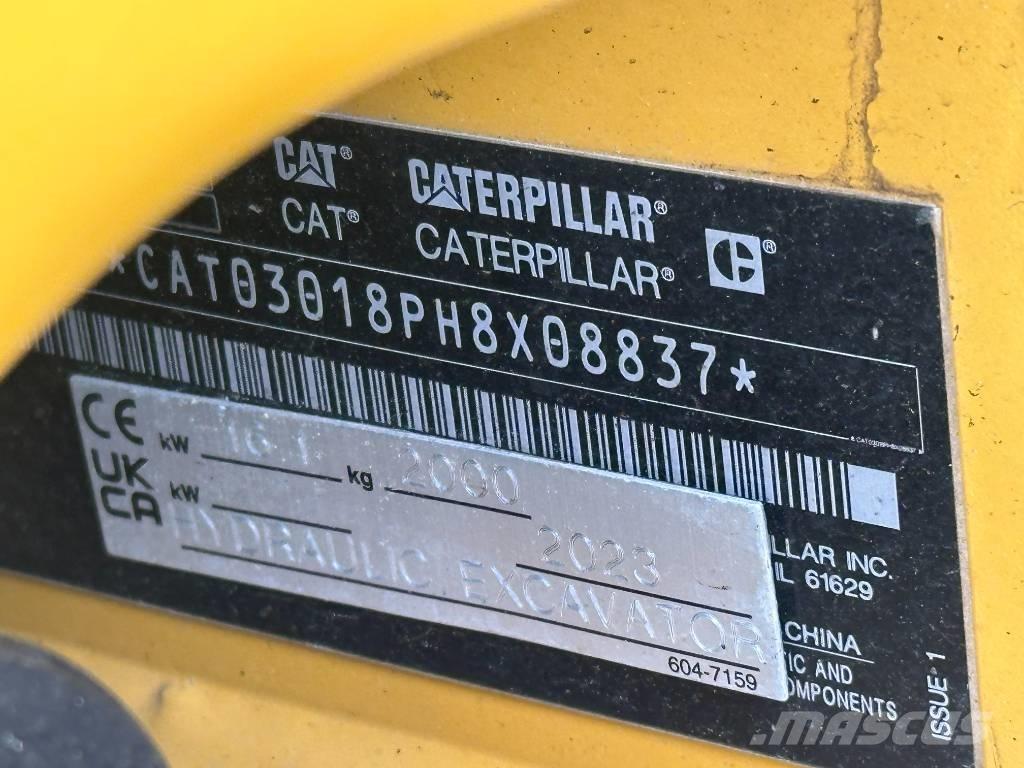 CAT 301.8 Mini bageri < 7t