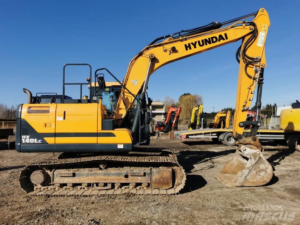 Hyundai HX140 LC Bageri guseničari