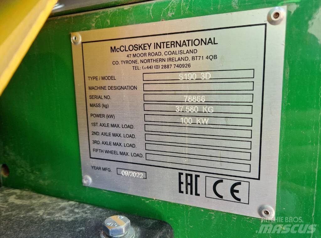 McCloskey S190 Mobilna sita