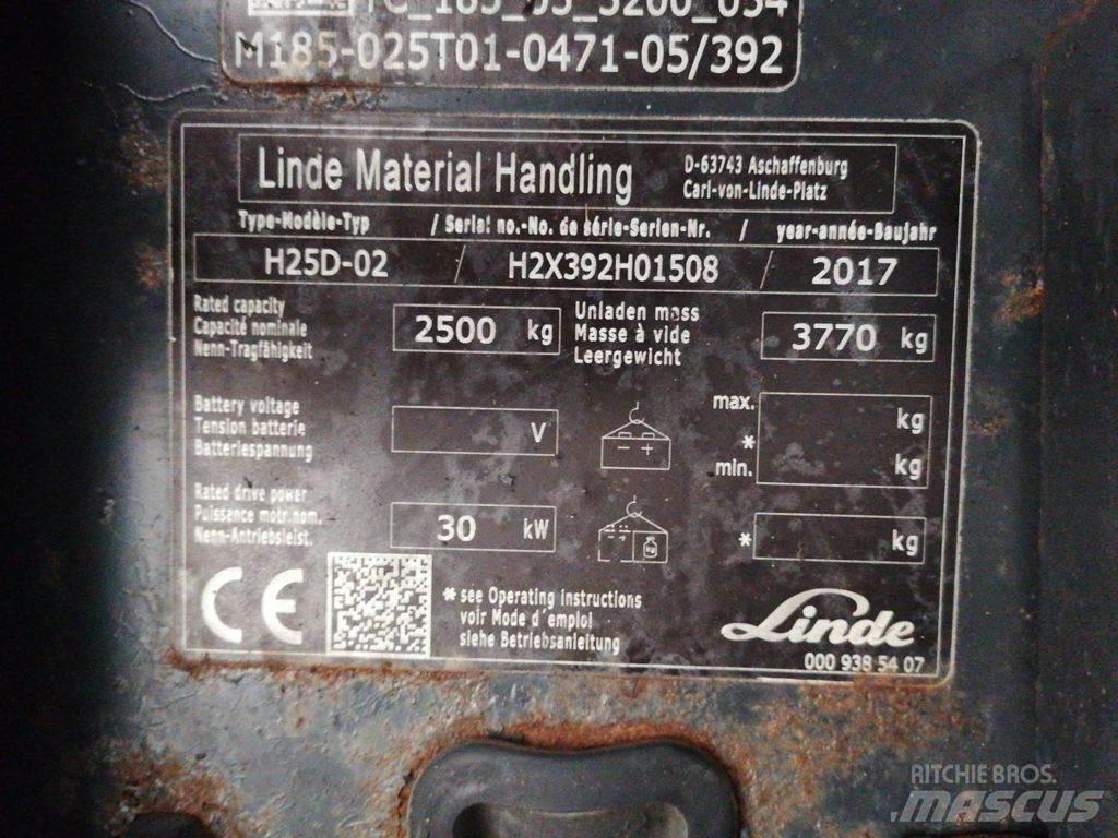 Linde H25D-02 Dizelski viljuškari
