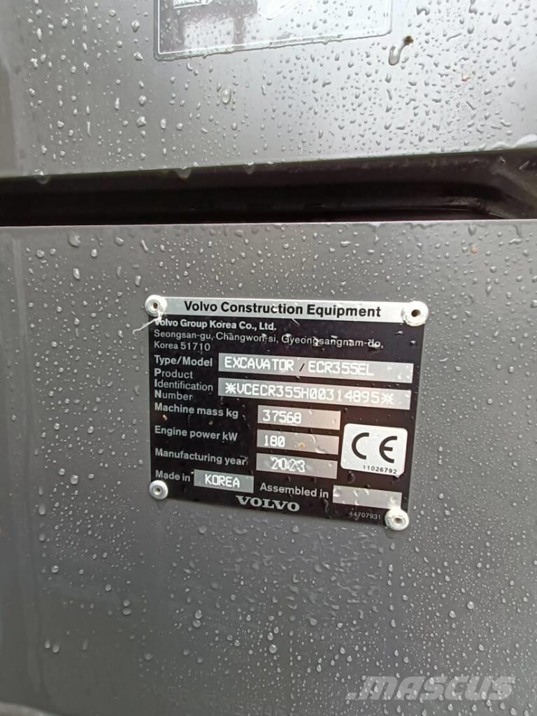 Volvo ECR 355 EL Bageri guseničari