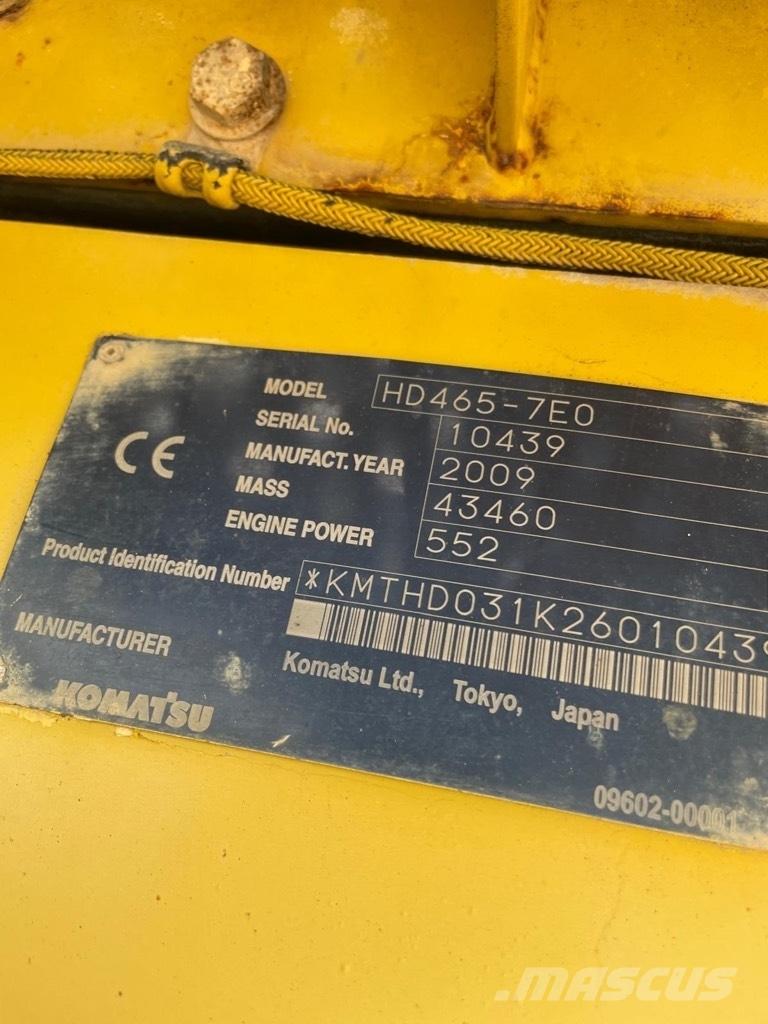 Komatsu HD 465-7 E0 Kruti damperi