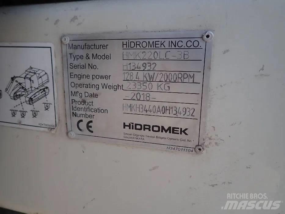 Hidromek HMK 220LC Bageri guseničari