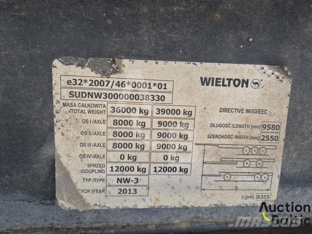 Wielton NW-3 Poluprikolice sa ciradom