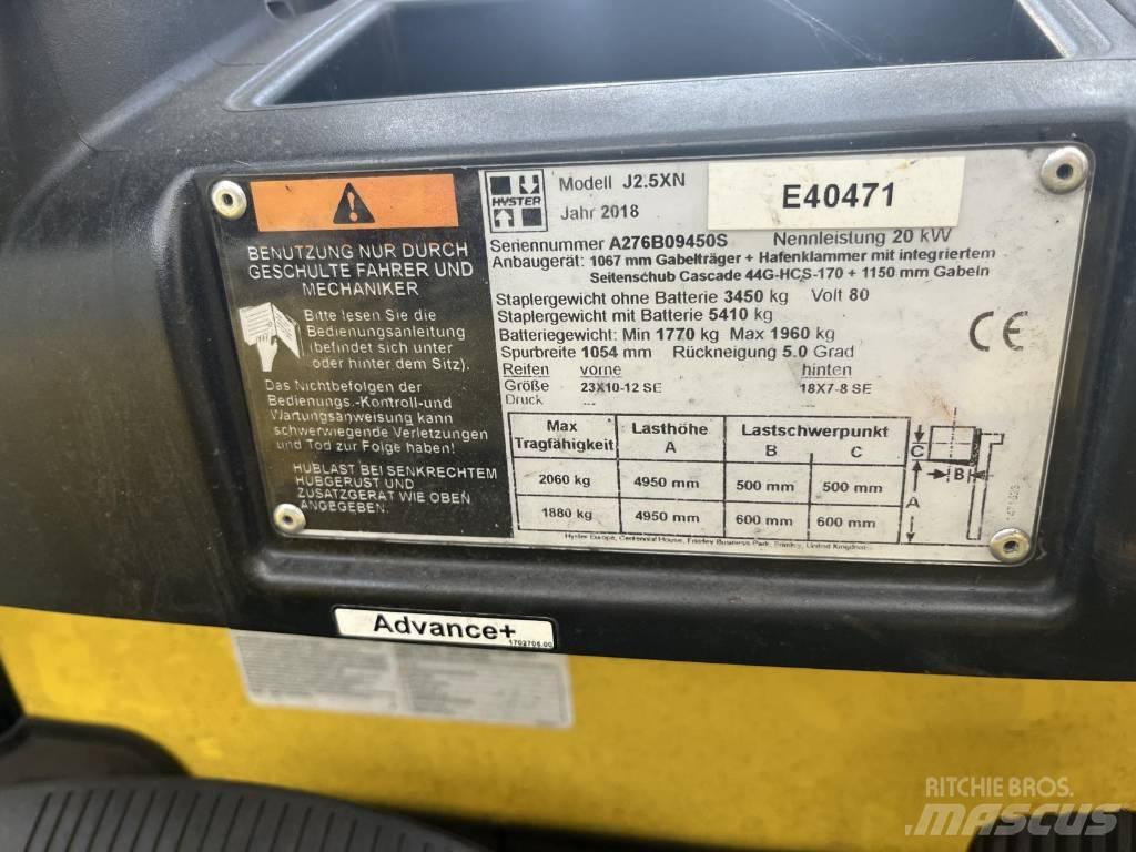 Hyster J2.5XN Električni viljuškari