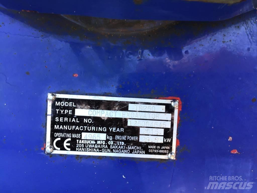 Takeuchi TB 250 Mini bageri < 7t