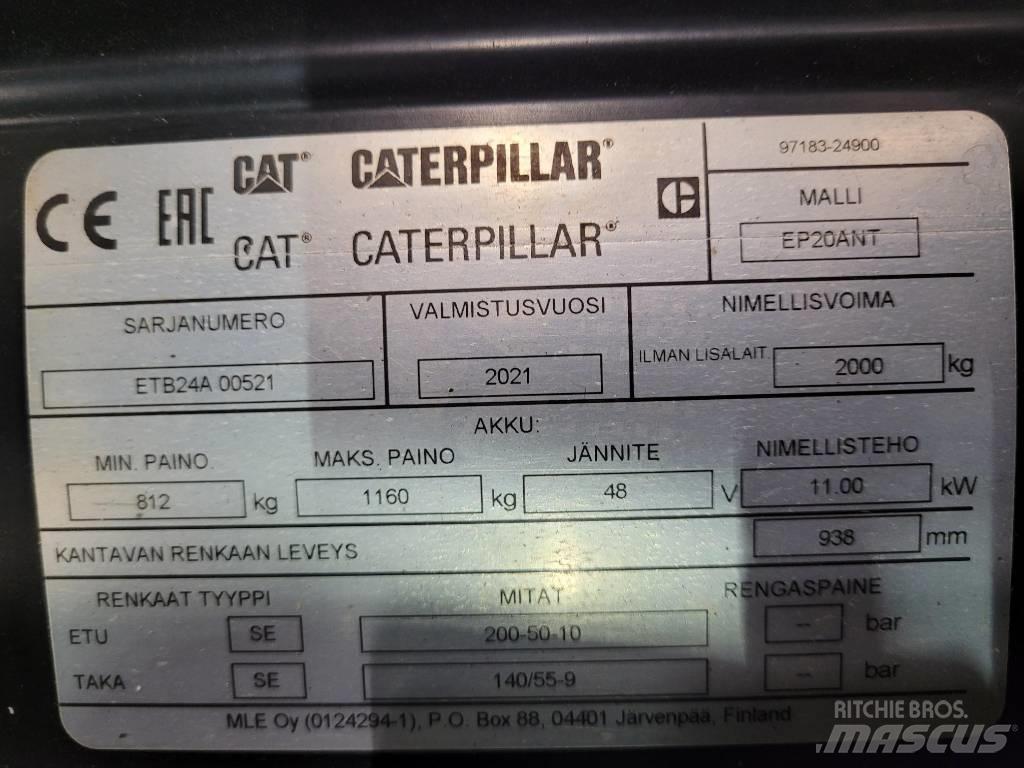 CAT EP20 ANT Električni viljuškari