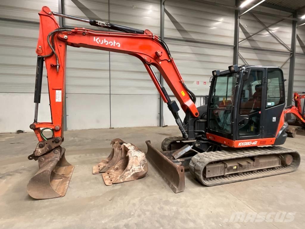 Kubota KX 080-4 A Midi bageri 7t – 12t