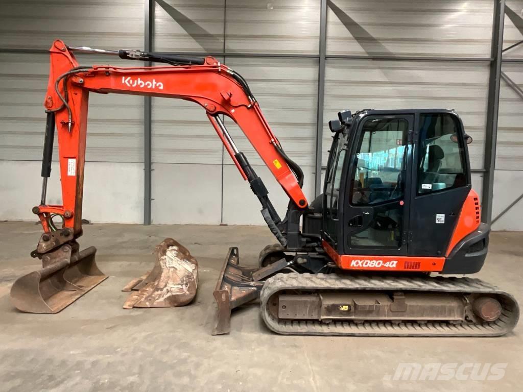 Kubota KX 080-4 A Midi bageri 7t – 12t