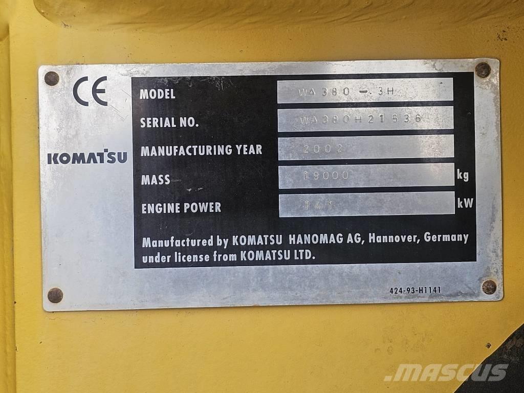 Komatsu WA 380-3H Utovarivači na točkove