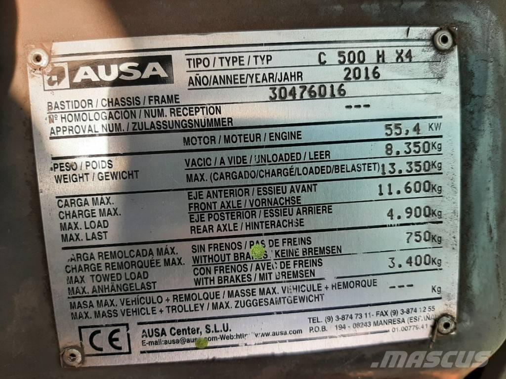 Ausa C 500 H X4 Vanterenski viljuškar
