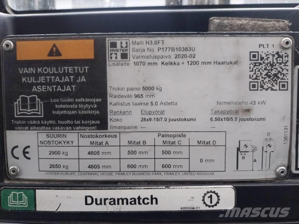 Hyster H 30 FT Dizelski viljuškari