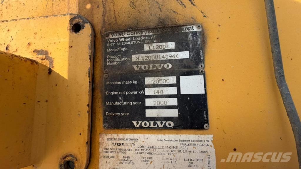 Volvo L 120 D Utovarivači na točkove