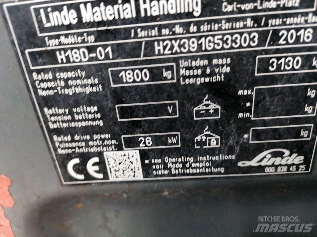 Linde H18D-02 Dizelski viljuškari