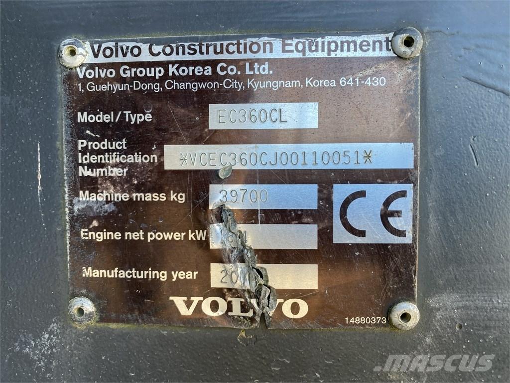 Volvo EC 360 C L Bageri guseničari