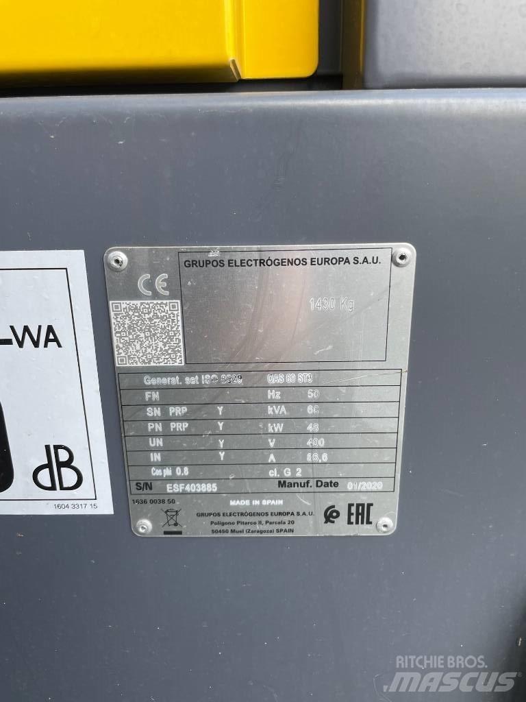 Atlas Copco QAS 60 Ostalo za građevinarstvo