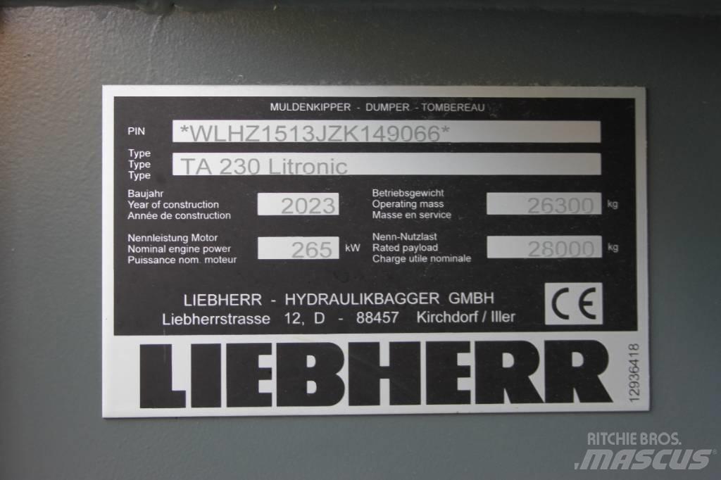 Liebherr TA 230 Zglobni damperi