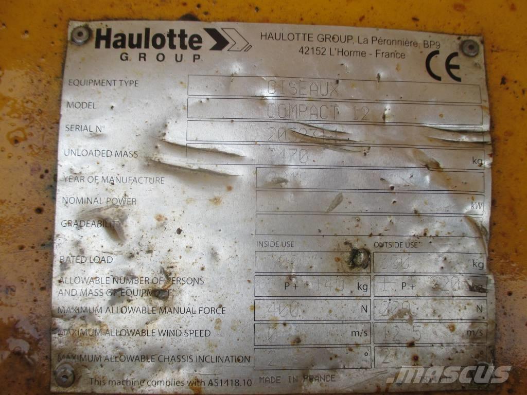 Haulotte Compact 12 Makazaste platforme