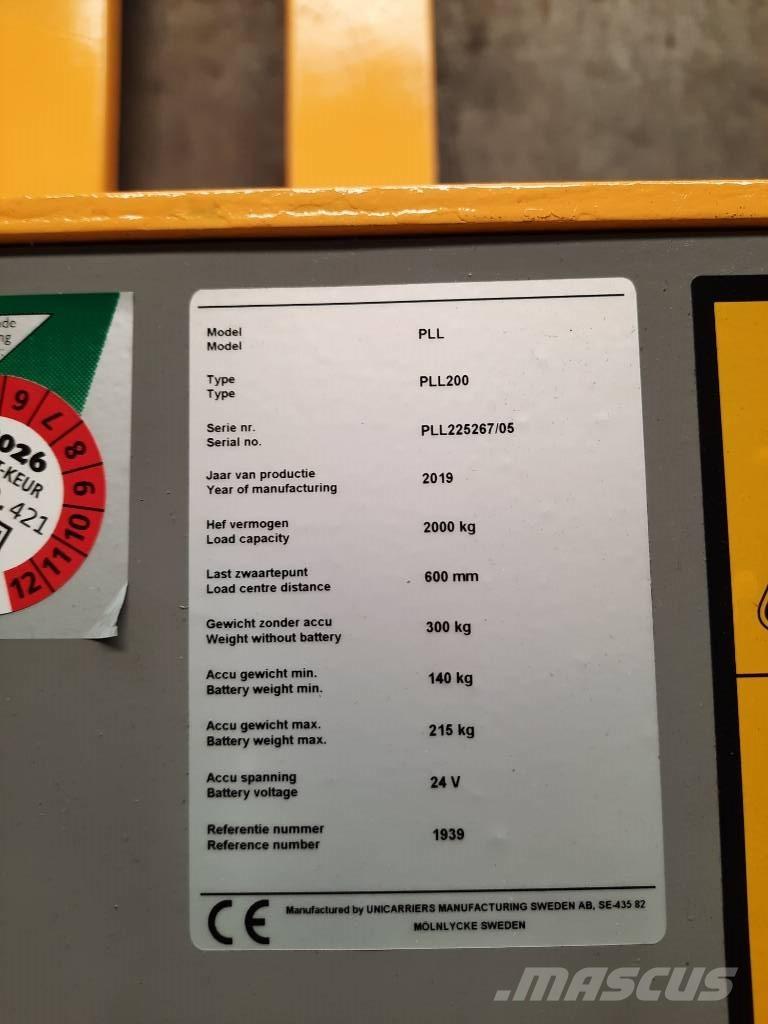 UniCarriers PLL200 Nisko podizni električni viljuškar