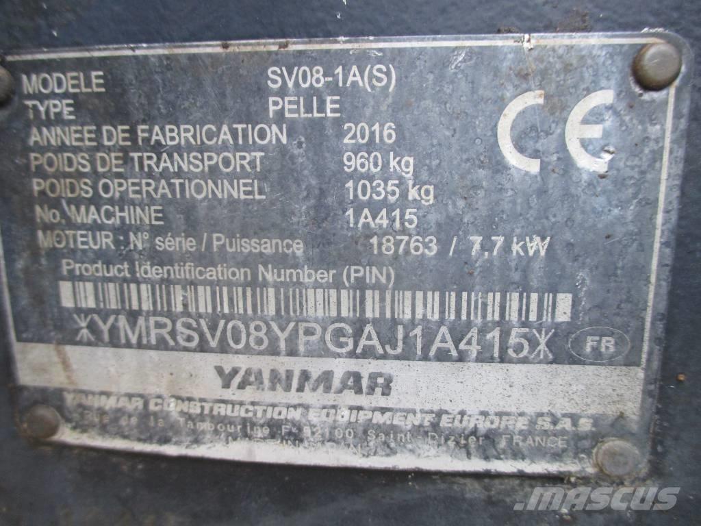 Yanmar SV 08-1 A Mini bageri < 7t