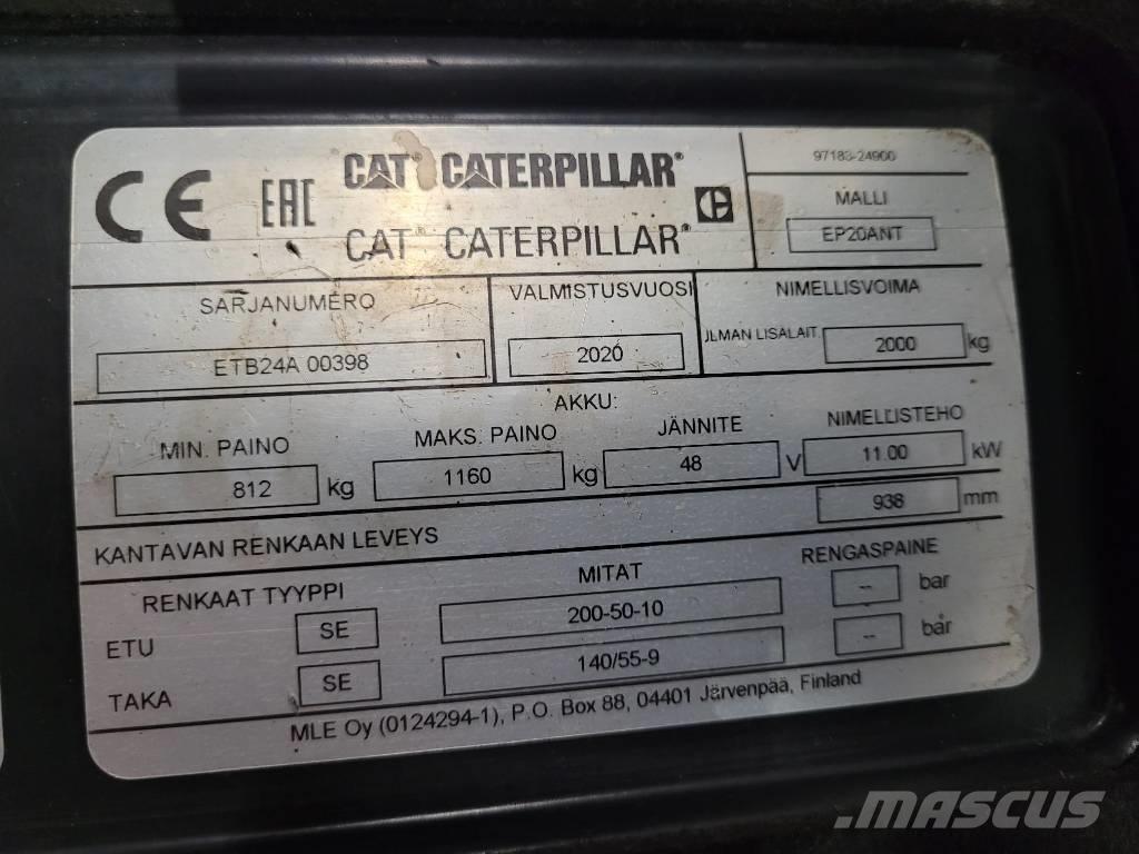 CAT EP20ANT Električni viljuškari