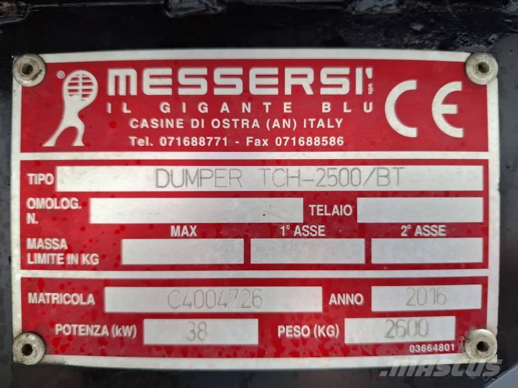 Messersi TCH 2500 BT Damperi na gusenice