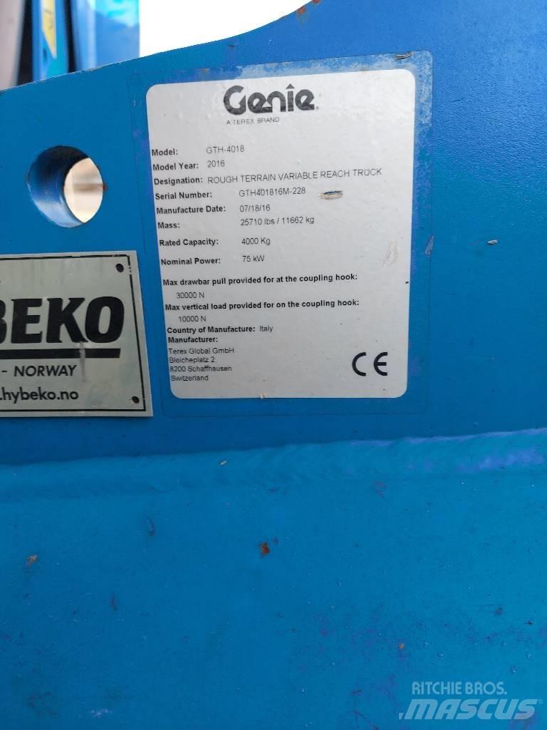 Genie GTH 4018 Teleskopski viljuškari