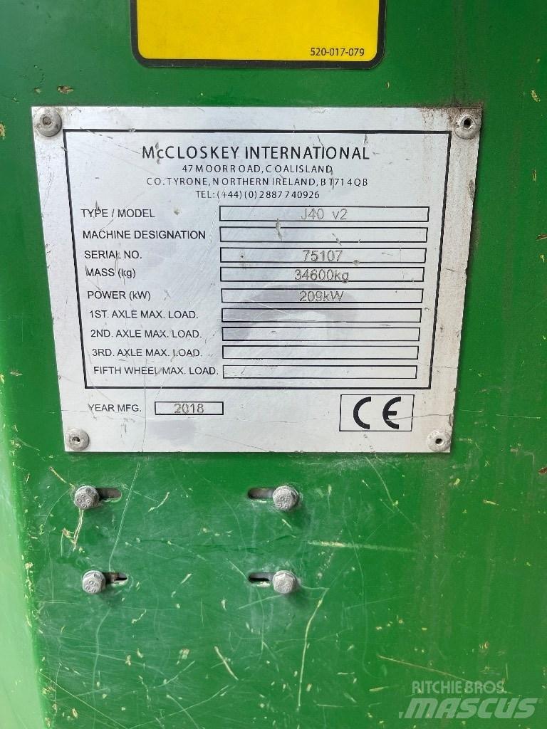 McCloskey J40 Drobilice