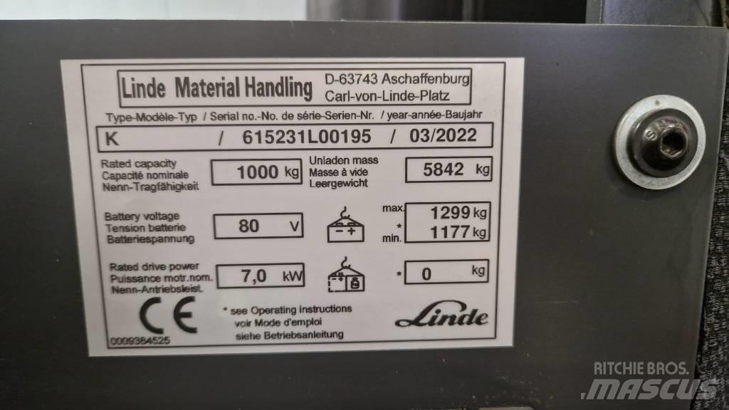 Linde K Električni viljuškari