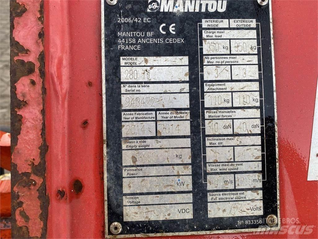 Manitou 280TJ Zglobne podizne platforme