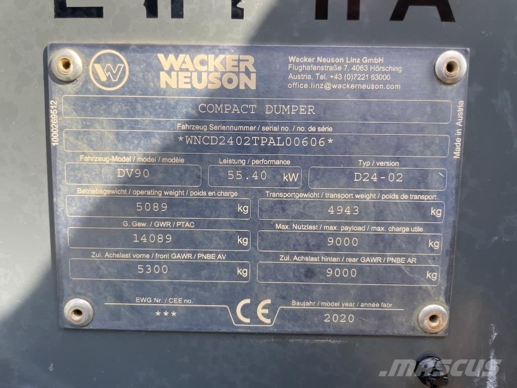 Wacker Neuson DV90 Damperi za gradilište