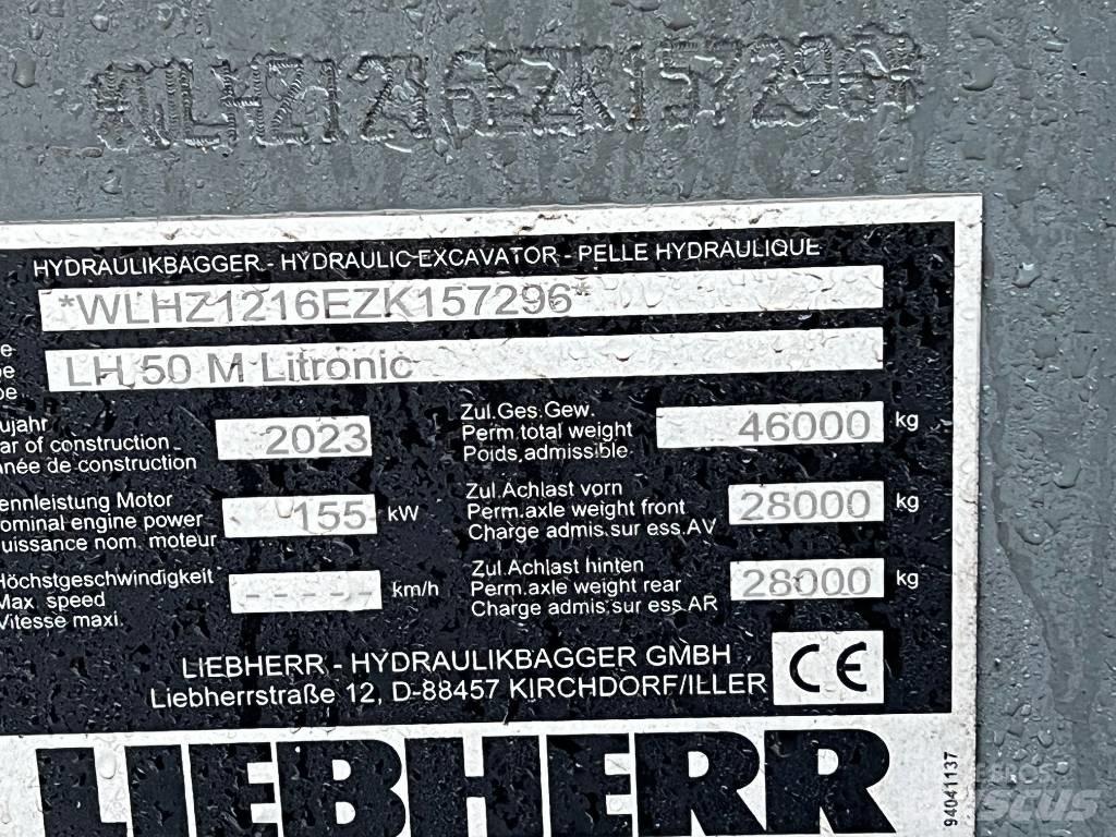 Liebherr LH50 M Bageri za prenos primarnih/sekundarnih sirovina