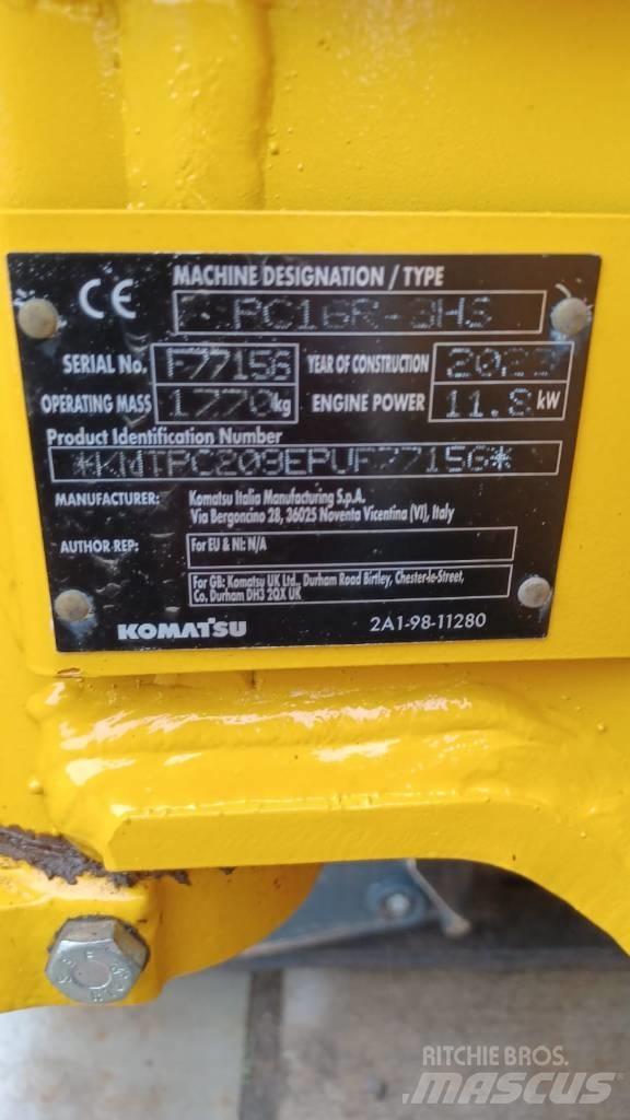 Komatsu PC16R-3HS Mini bageri < 7t